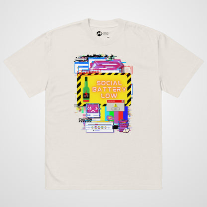 Social Battery Oversized T-shirt