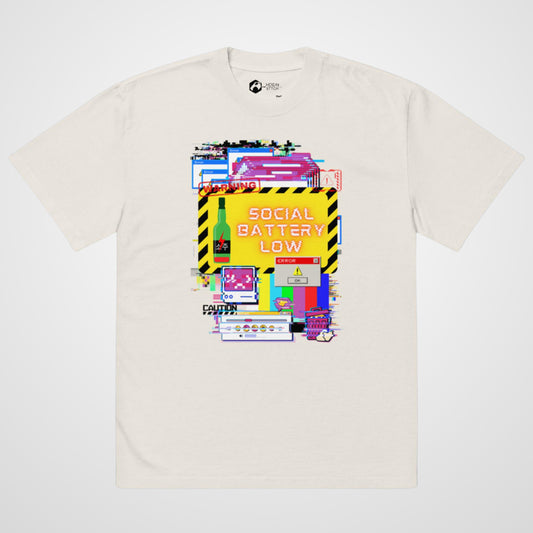 Social Battery Oversized T-shirt