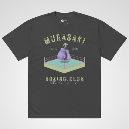 Murasaki Boxing Club T-shirt - oversized - dark variant