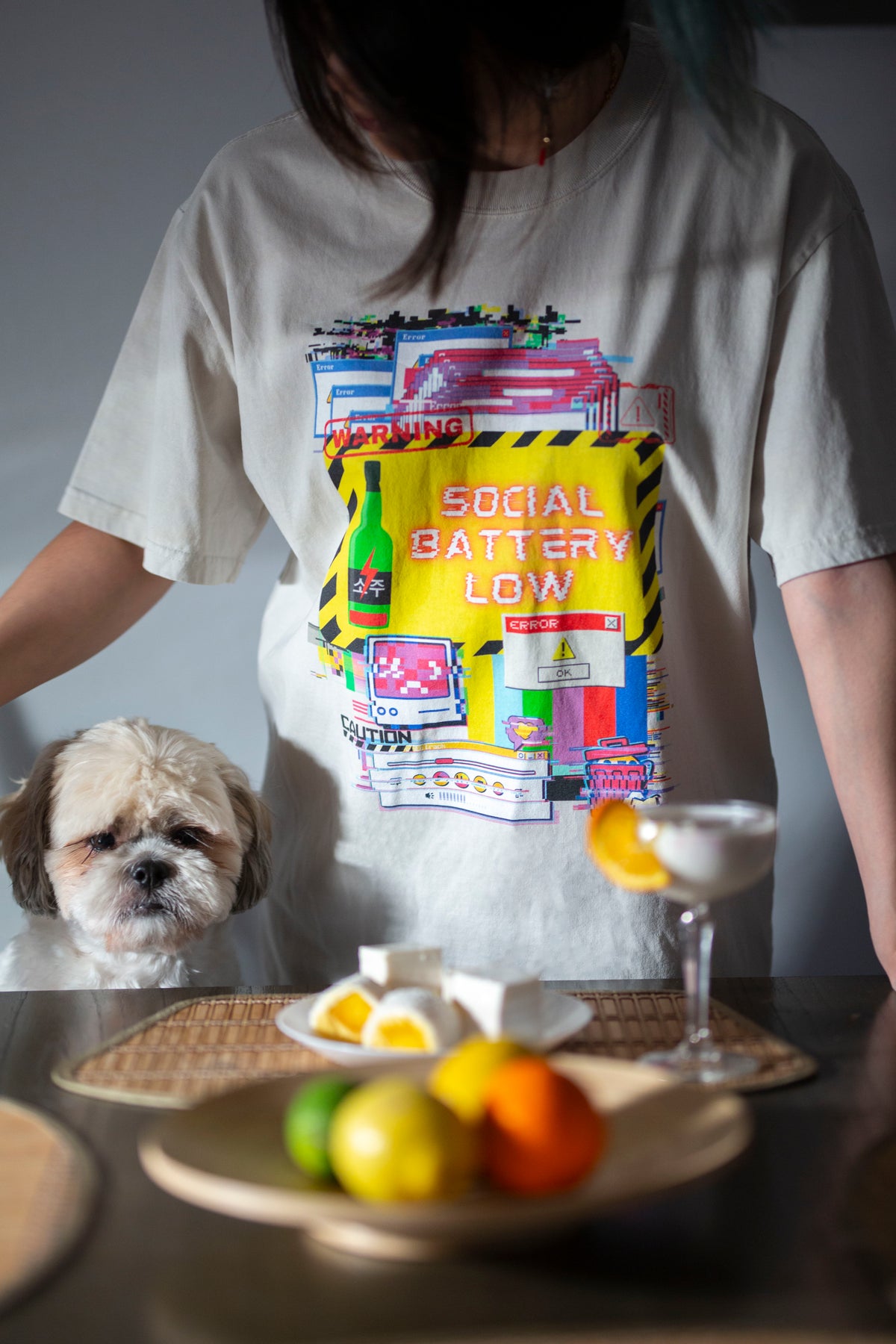 Social Battery Oversized T-shirt