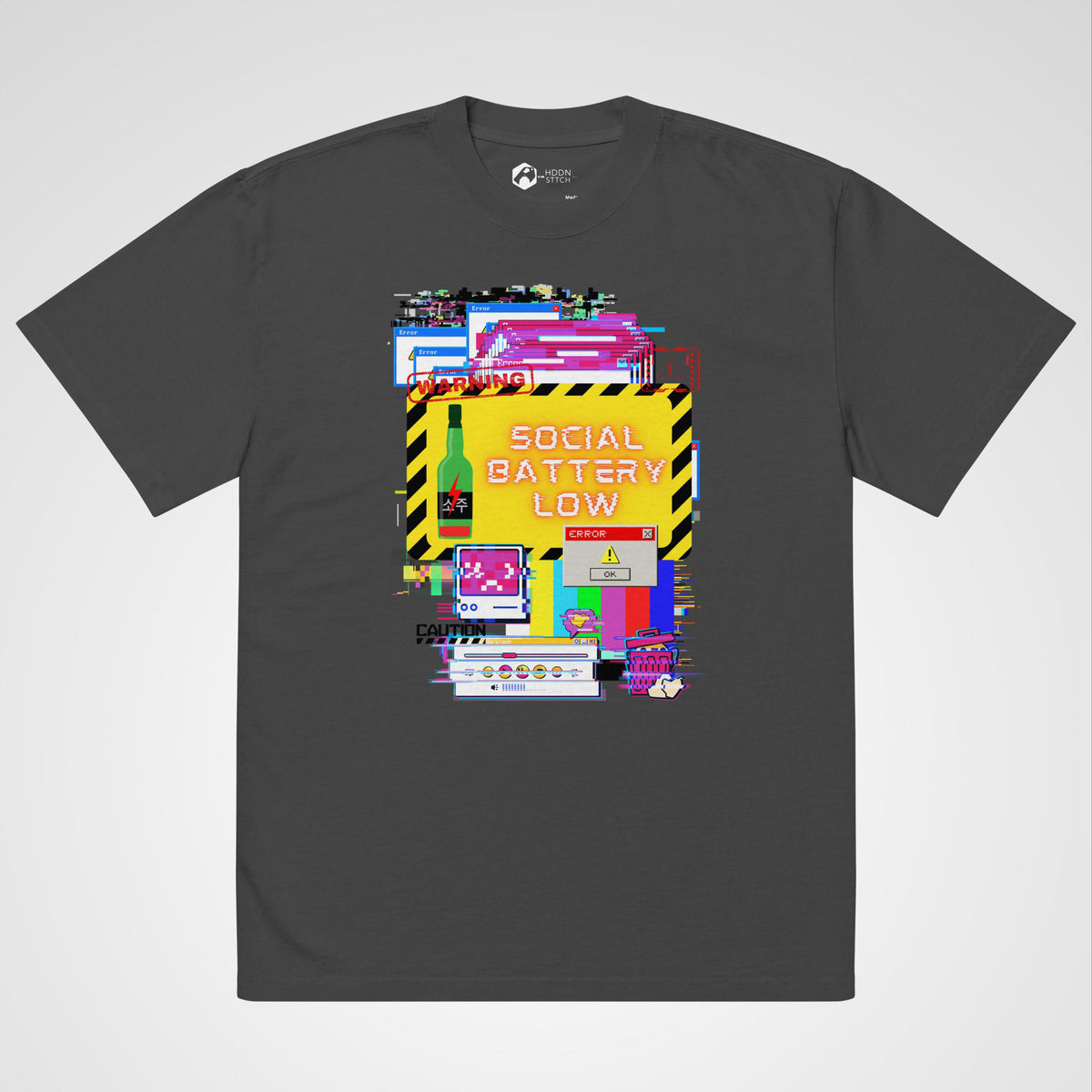 Social Battery Oversized T-shirt