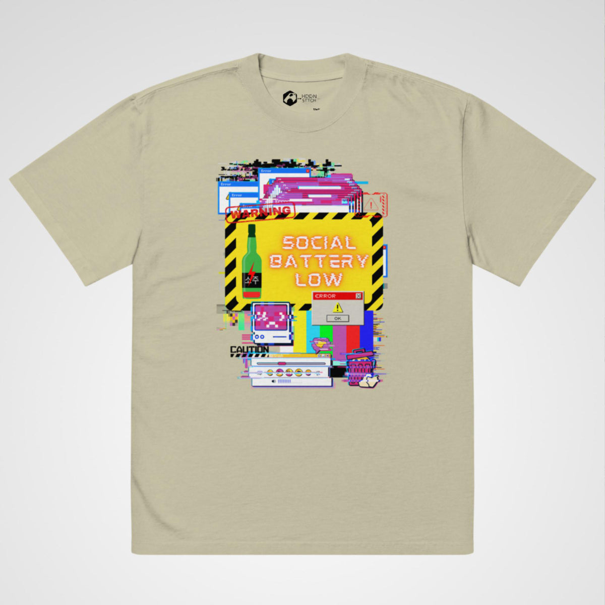 Social Battery Oversized T-shirt